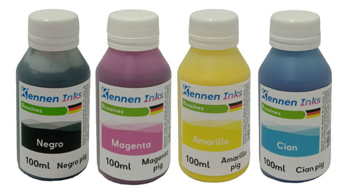 Combo Tinta Alemana Kennen Para Canon Tc20 Pfi-050 4x100ml