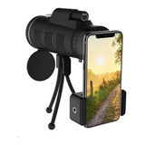 Telescopio Monocular Para Teléfono Móvil 40x60 De Alto Alcan