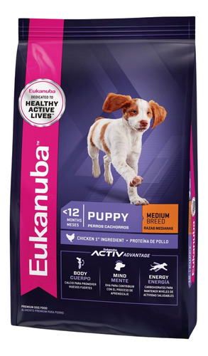 Eukanuba Puppy Medium Breed 15kg Cachorro Raza Mediana