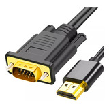 Adaptador De Hdmi A Vga Con Cable De Audio De 3m 1080p