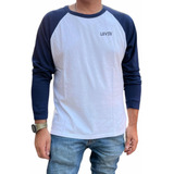 Remera Levis Hombre Manga  Larga L 63