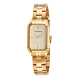 Relógio Mondaine Feminino Analógico Dourado 32359lpmvde1