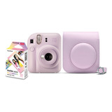 Câmera Instantânea Instax Mini 12 Com 10 Filmes E Bolsa Lilás