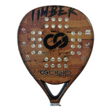 Paleta Padel Paddle Cigio Timber Prem + Grip + Protector