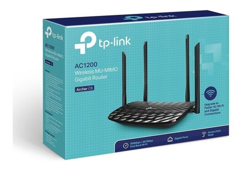  Tp Link Router Archer C6 Mu-mimo De Dual Band Ac1200 