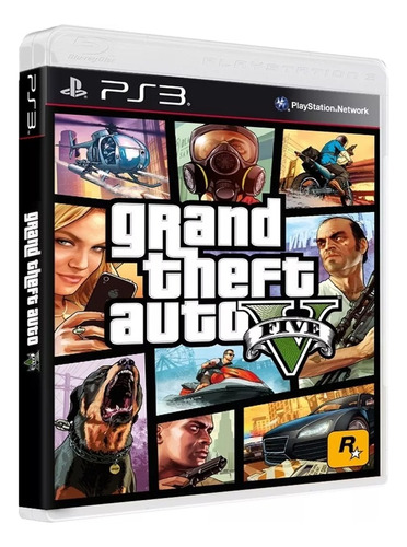 Jogo Ps3 Grand Theft Auto V Gta5 Midia Fisica Lacrado