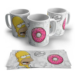 Taza O Tazon Los Simpsons Homero Full Print Premium + Caja