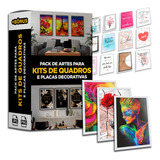 Pack De Artes Para Kits De Quadros E Placas Decorativas