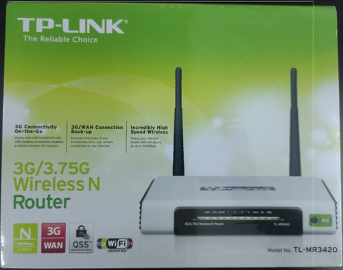 Router Wifi Tp-link Tl-mr3420 3g Wan 300mbps Usb
