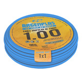Cable Unipolar 1mm Azul Pvc Argenplas X100mts
