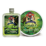 Barba Forte Linha Jungle Loção Pós 100ml + Shaving Gel 170g 