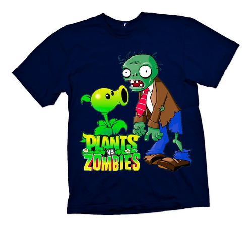 Polera Plantas Vs Zombies Cod 0004