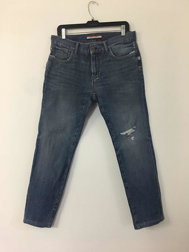 Jeans Marca Tommy Hilfiger Modelo Slim Talla 32x34 Usado