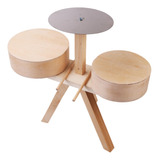 Bombo De Madera Jazz Drum Juguetes Para Niños De 3 A 6