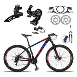 Bicicleta Aro 29 Ksw 24 V Shimano Freio Hidraulico/trava/k7