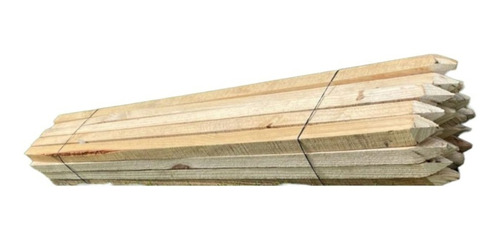 Estaca Tutor De Madera 1,20 Mts Largo Plantas Jardin X20uni