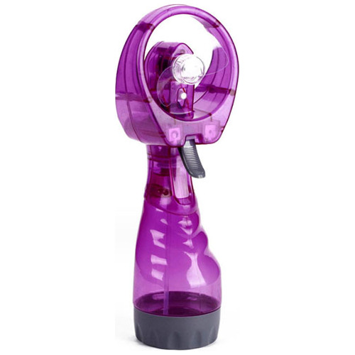Mini Ventilador Borrifador De Mão Spray De Água Á Pilha