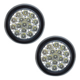 Juego De Faros Led Traseros Camion 24v Blanco Poli 26284