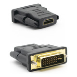 5 Adaptadores Hdmi Hembra A Dvi 24+5 Macho Dvi-i Dual Link