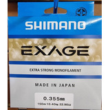 Línea  Pesca Shimano Exage Extra Strong Monofilamento 0.355