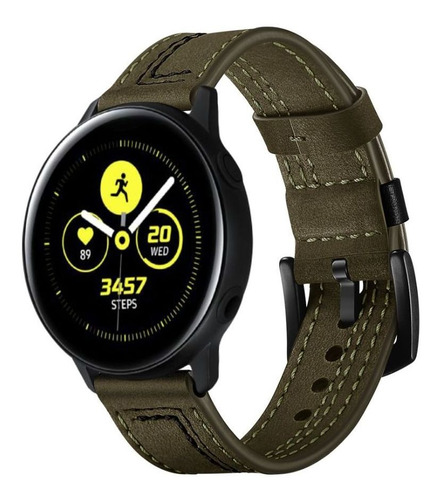 Pulseira De Couro Especial Para Galaxy Watch Active 2 44mm