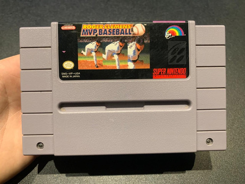 Roger Clemens' Mvp Baseball Snes Cartucho