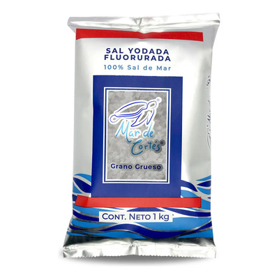 Mar De Cortés Grano Grueso De 1 Kg. Sal De Mar | MercadoLibre