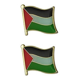 Bandera De Palestina Pin De Solapa 19 X 16 Mm. Sombrero Corb