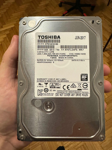 Disco Duro 1tb Toshiba
