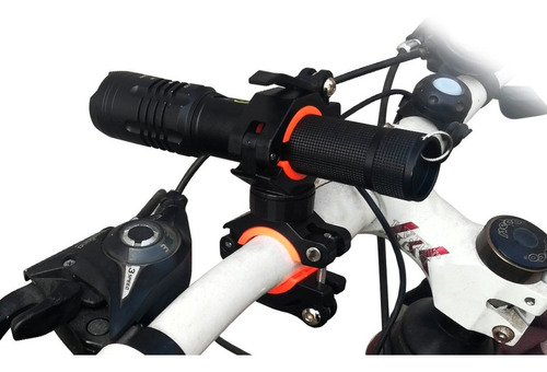 Soporte Para Linterna De Mano En Manubrio De Bicicleta 
