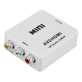 Adaptador Conversor Mini Entrada Av2 Rca Saida Hdmi Oferta