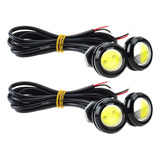 X4 Luces Led Ojo De Águila 23mm 9w Auto 