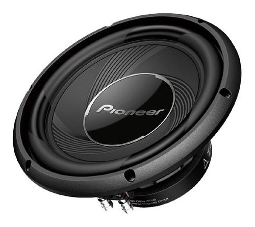 Bajo Para Carro Pioneer Subwoofer 1200w 10' - 25cm Ts-a25s4 Color Negro