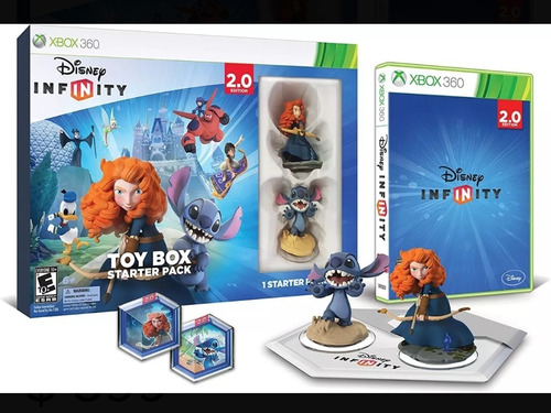 Disney Infinity 2.0 Edition Toy Box + 3 Figuras Xbox 360