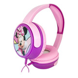 Audiófonos Con Cable Temático Disney Micrófono Desmontable Color Violeta