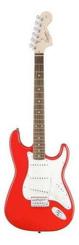 Guitarra Elétrica Squier By Fender Affinity Series Stratocaster De  Amieiro Race Red Laca De Poliuretano Com Diapasão De Louro Indiano