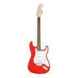 Guitarra Elétrica Squier By Fender Affinity Series Stratocaster De  Amieiro Race Red Laca De Poliuretano Com Diapasão De Louro Indiano