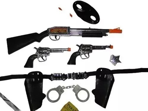 Armas De Brinquedo Velho Oeste Xerife Cowboy Pistola Winches