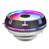 Cooler Processador Duplo Fan 120mm Led Rgb Cpu Intel 120w