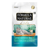 Ração Fórmula Natural Life Gato Adulto Castrado Salmão 1kg