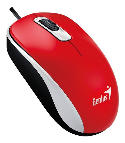 Mouse Genius Dx-110 Usb Clasico Rojo - Computación