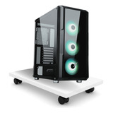 Suporte Para Cpu Gabinete Skate Branco Home Office