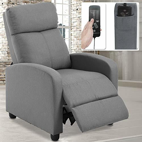 Mueble - Silla Reclinable Para Sala De Estar, Asiento Ancho 