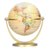 Mini Mapa Mundo Edición Inglés Tierra Giratoria Escritorio
