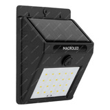 Reflector Led Solar 1.5w Exterior Aplique Recargable