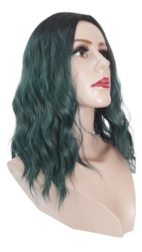 Peruca Wig Bio Orgânica Long Bob Curtas/médias Diversas