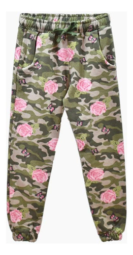 Pantalón Jogging Nena Algodón Frisado Estampado Zuweni