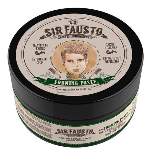Sir Fausto Men´s Culture Forming Paste Cera Moldelante 100ml