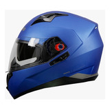 Capacete Moto Bieffe B-40 Classic Fechado Cor Azul Metalizado Fosco Com Grafite Tamanho Do Capacete 58