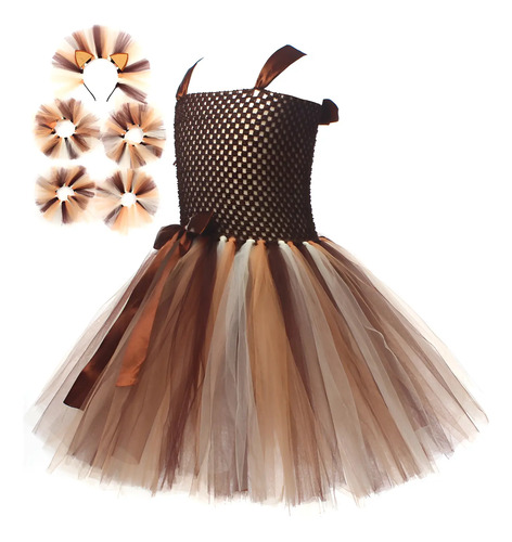 Vestido De León Para Niñas Vestido De Fiesta Para Niños Vest